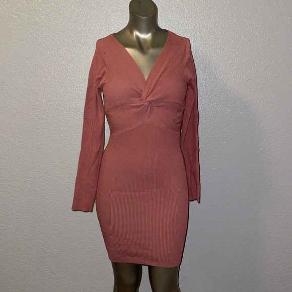 Ribbed Sweater Dress - Picture 1 of 3